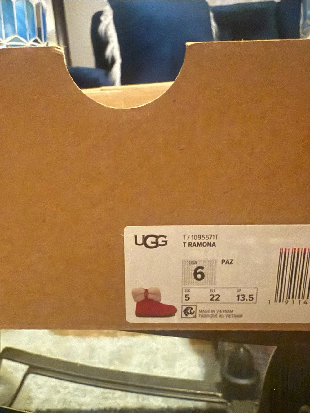 UGG Soft Pink Shearling Keychain Charm